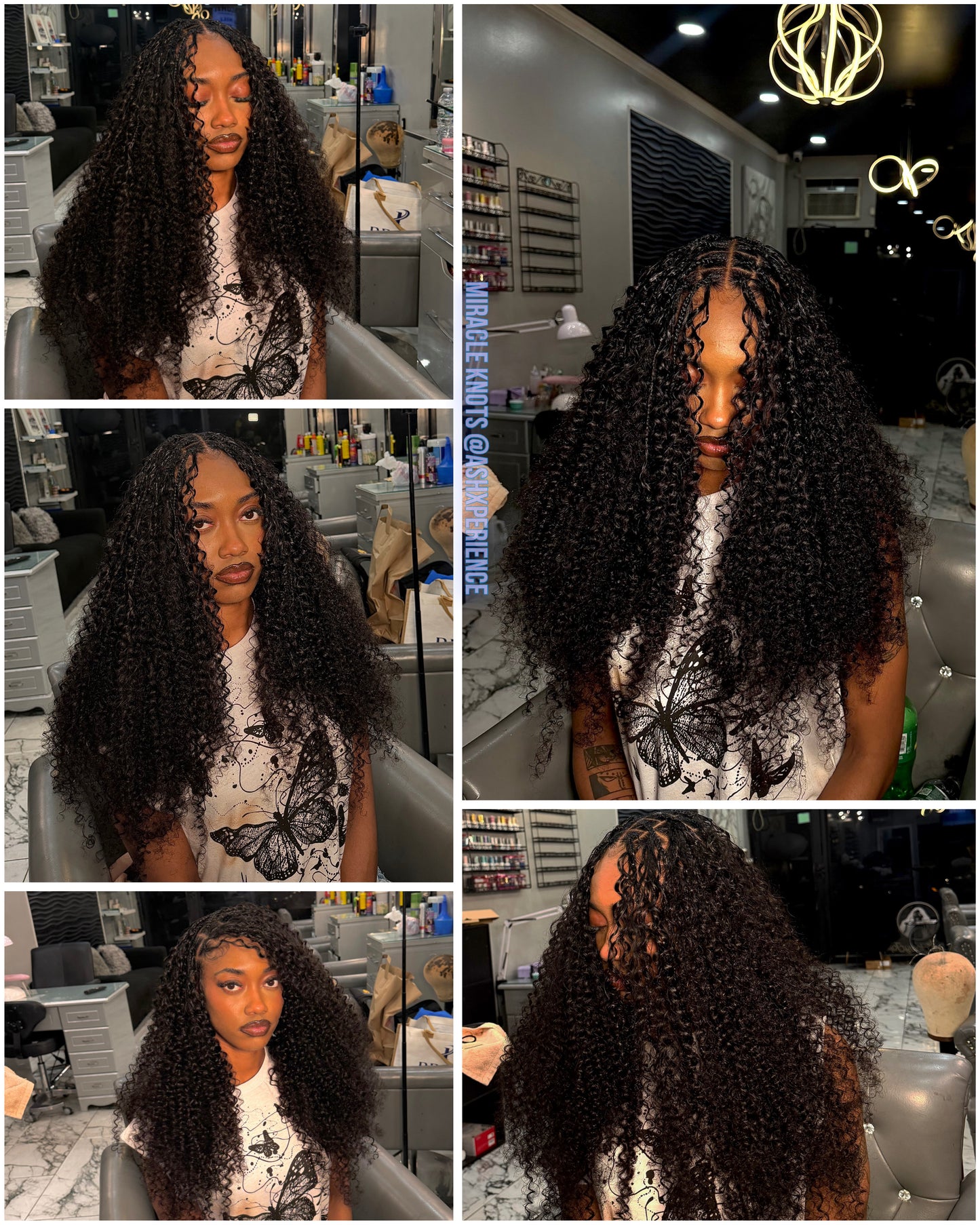 Natural Brown/Black Crotchet Human Bundles
