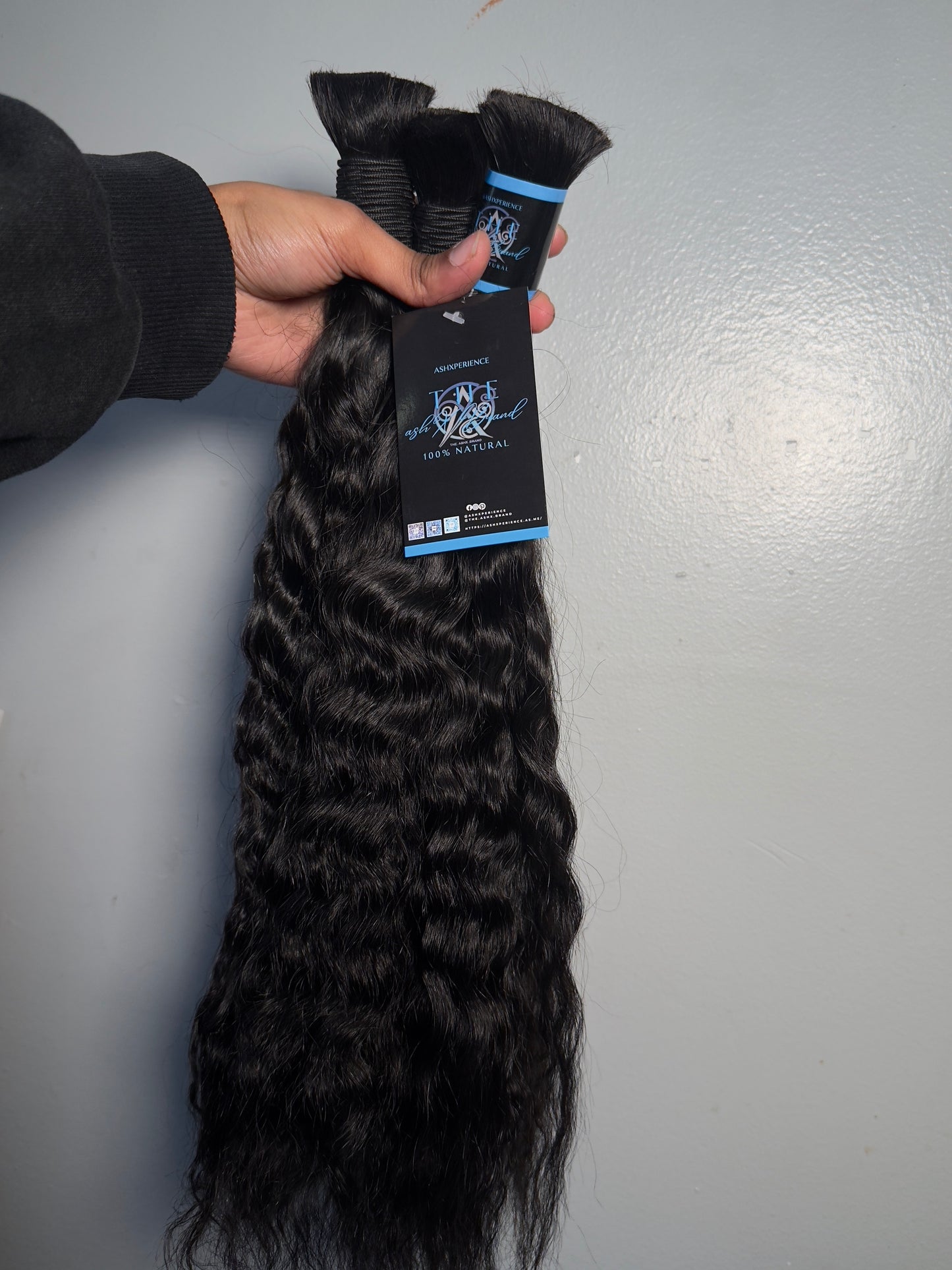 Natural Brown/Black Human Boho Bulk